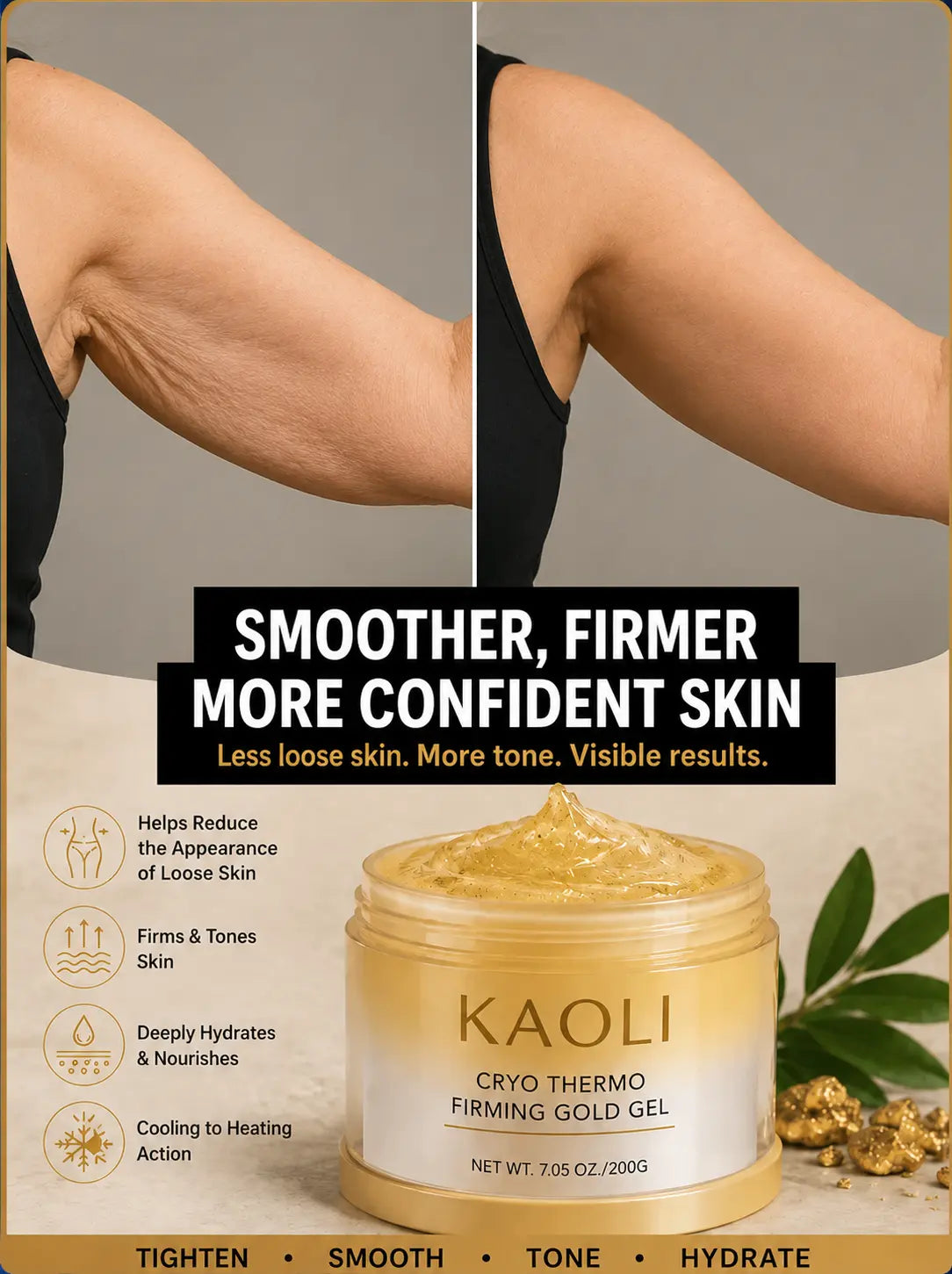 Loose-looking skin